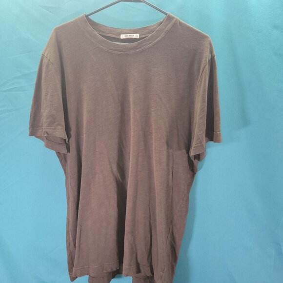 Buck Mason Made In America Mens T-Shirt L - Olive Crew Neck Short Sleeve - Picture 1 of 8